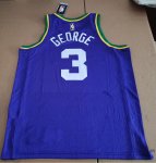 NBA 3 George Utah Jazz Maillot Retro Violet